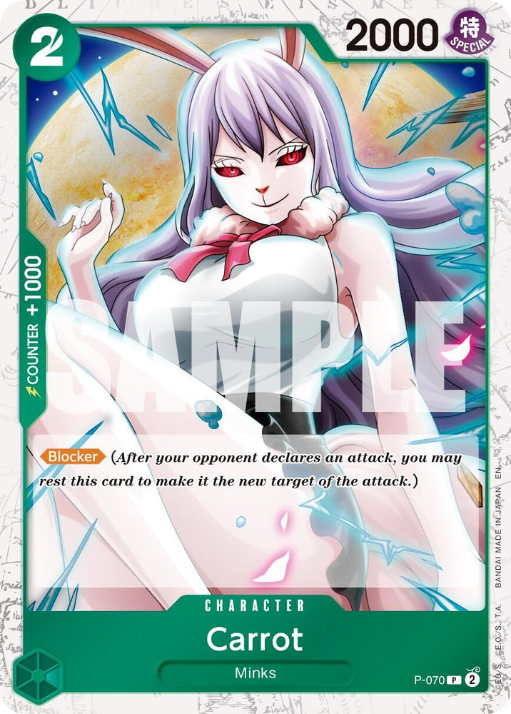 Image for Carrot - P-070 (Pirate Foil) (P-070) [Premium Booster -The Best- Vol. 2] - One Piece Card Game