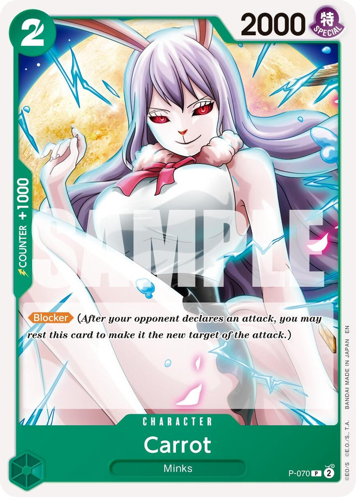 Image for Carrot - P-070 (Reprint) (P-070) [Premium Booster -The Best- Vol. 2] - One Piece Card Game
