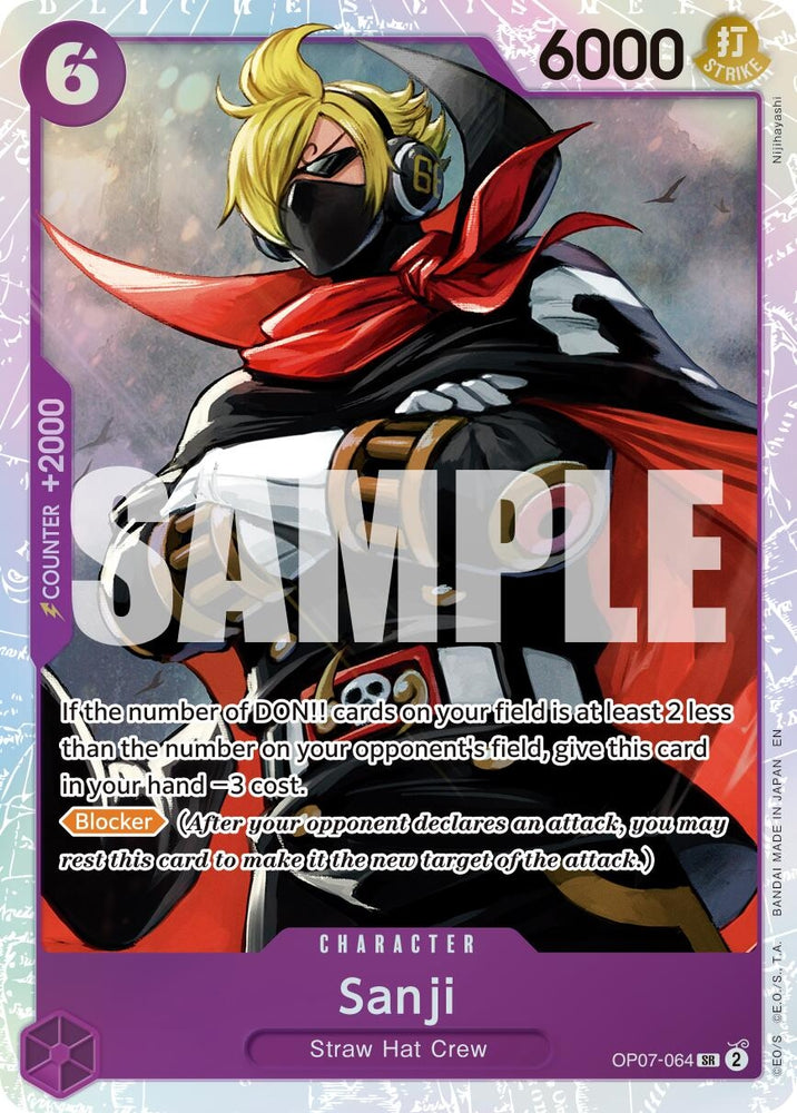 Image for Sanji (Reprint) (OP07-064) [Premium Booster -The Best- Vol. 2] - One Piece Card Game