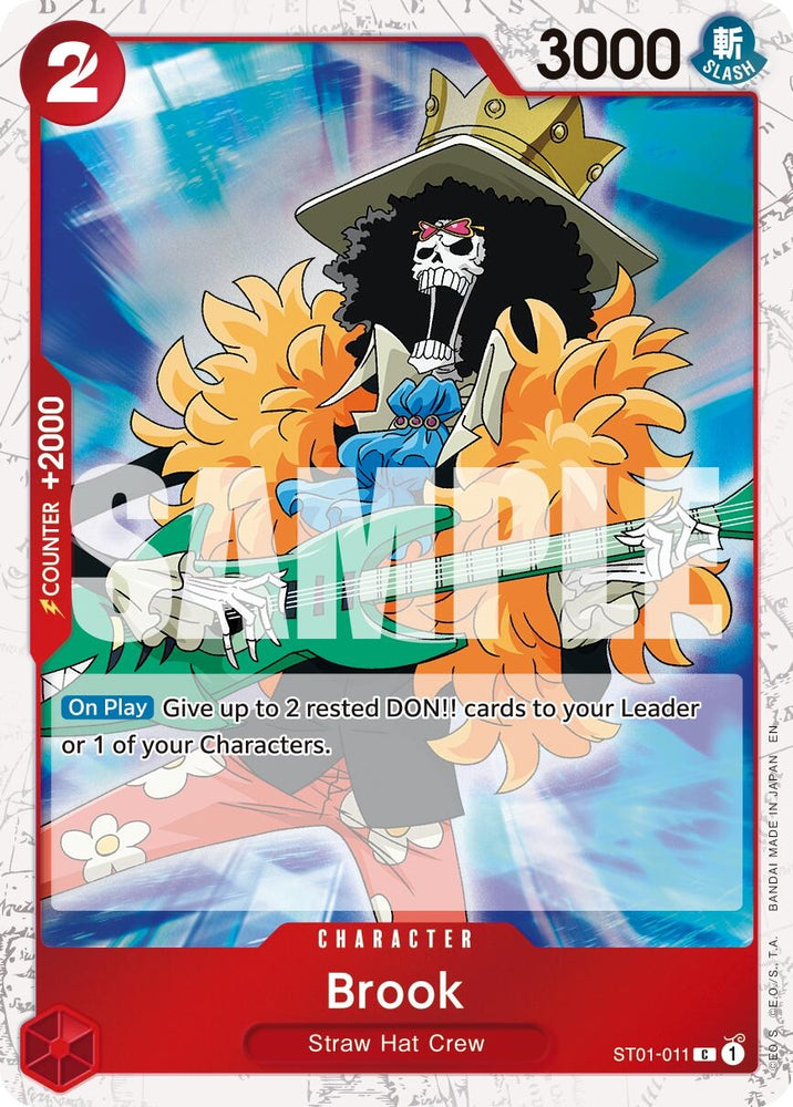 Image for Brook - ST01-011 (Pirate Foil) (ST01-011) [Premium Booster -The Best- Vol. 2] - One Piece Card Game