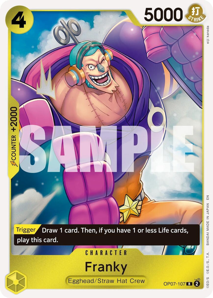 Image for Franky - OP07-107 (Reprint) (OP07-107) [Premium Booster -The Best- Vol. 2] - One Piece Card Game