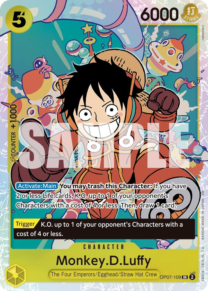 Image for Monkey.D.Luffy - OP07-109 (Reprint) (OP07-109) [Premium Booster -The Best- Vol. 2] - One Piece Card Game