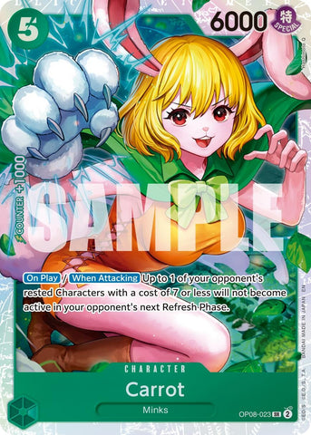 Image for Carrot (Reprint) (OP08-023) [Premium Booster -The Best- Vol. 2] - One Piece Card Game