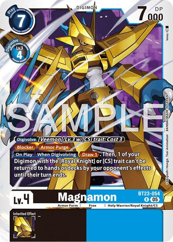 Image for Magnamon (BT23-054 R) [Hackers' Slumber] - Digimon Card Game