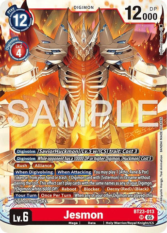 Image for Jesmon (BT23-013 SR) [Hackers' Slumber] - Digimon Card Game