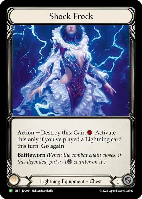 Image for Shock Frock - JDG054 (JDG054) (Flesh and Blood: Promo Cards) - Flesh and Blood TCG