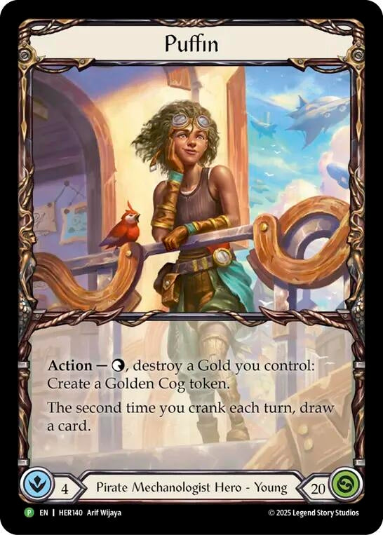 Image for Puffin - HER140 (HER140) (Flesh and Blood: Promo Cards) - Flesh and Blood TCG