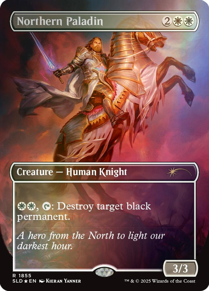 Image for Northern Paladin (Rainbow Foil) (1855) [Secret Lair Drop Series] - Magic: The Gathering