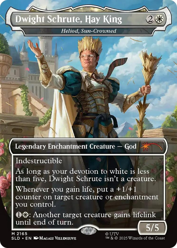 Image for Dwight Schrute, Hay King - Heliod, Sun-Crowned (2165) [Secret Lair Drop Series] - Magic: The Gathering