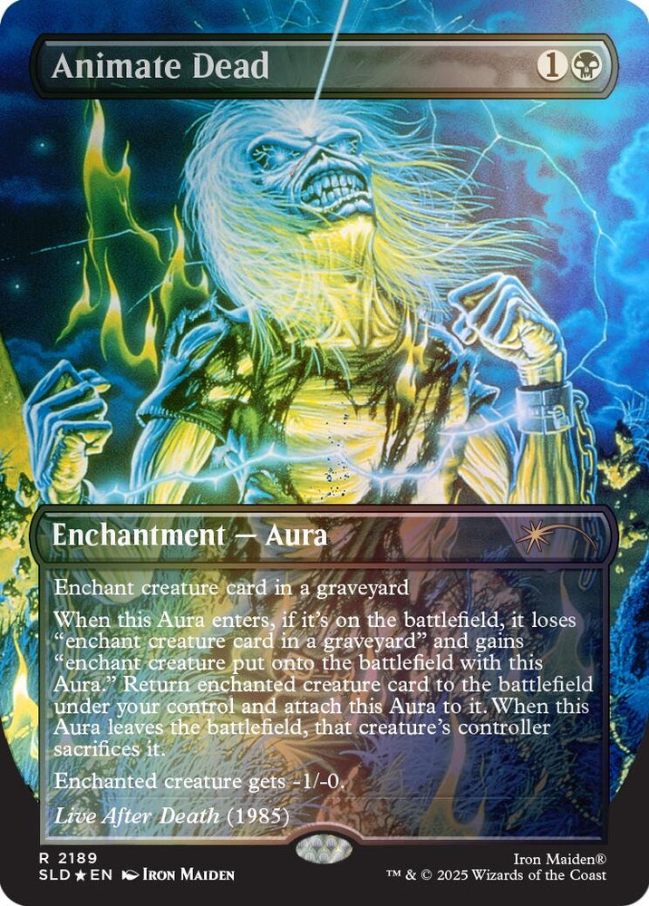 Image for Animate Dead (Rainbow Foil) (2189) [Secret Lair Drop Series] - Magic: The Gathering