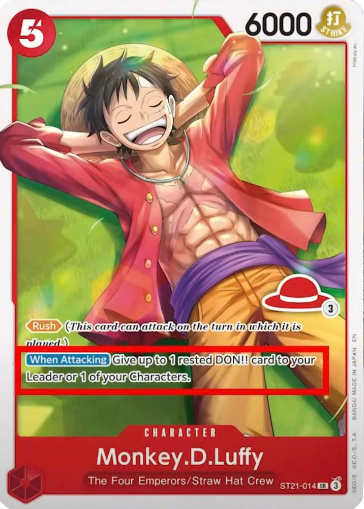 Monkey.D.Luffy - ST21-014 (Luffy Deck) (ST21-014) [Learn Together Deck Set]