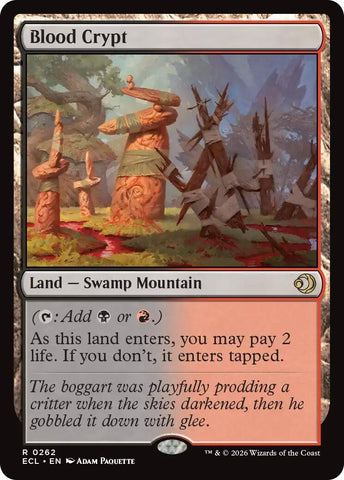 Image for Blood Crypt (262) [Lorwyn Eclipsed] - Magic: The Gathering