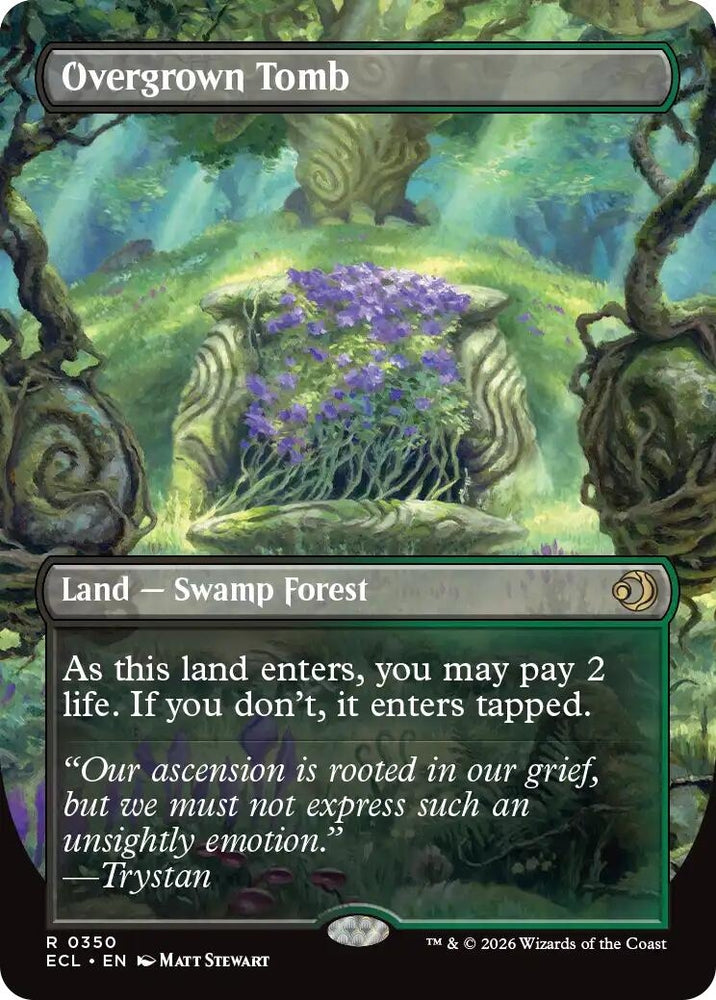 Image for Overgrown Tomb (Borderless) (350) [Lorwyn Eclipsed] - Magic: The Gathering