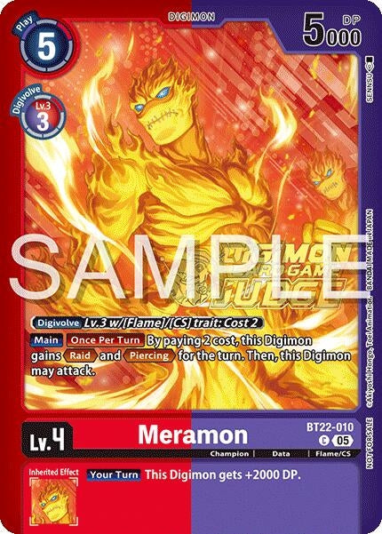 Image for Meramon (Judge Pack 2025 Wave 2) (BT22-010 C) [Cyber Eden] - Digimon Card Game
