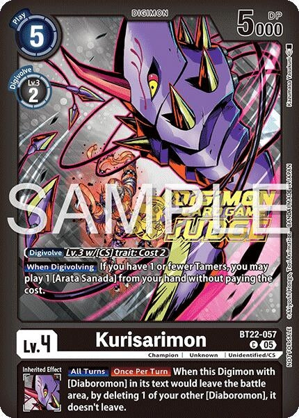 Image for Kurisarimon (Judge Pack 2025 Wave 2) (BT22-057 C) [Cyber Eden] - Digimon Card Game