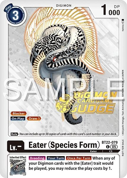 Image for Eater (Species Form) (Judge Pack 2025 Wave 2) (BT22-079 C) [Cyber Eden] - Digimon Card Game