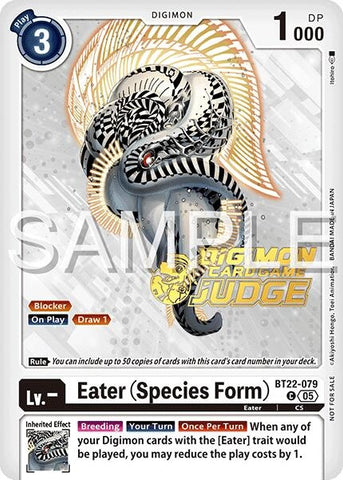 Image for Eater (Species Form) (Judge Pack 2025 Wave 2) (BT22-079 C) [Cyber Eden] - Digimon Card Game