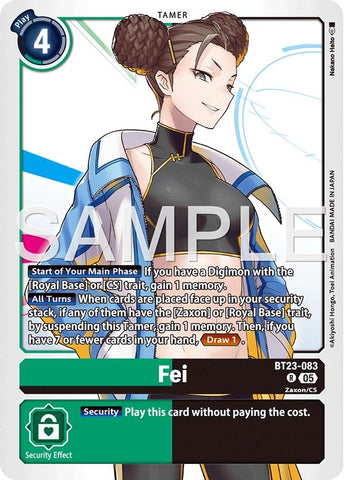 Image for Fei (BT23-083 R) [Hackers' Slumber] - Digimon Card Game