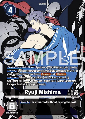 Ryuji Mishima (SP) (BT23-085 SR) [Hackers' Slumber]