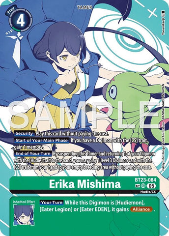 Image for Erika Mishima (SP) (BT23-084 SR) [Hackers' Slumber] - Digimon Card Game