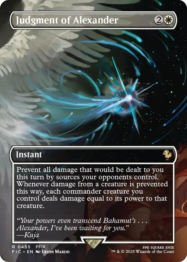 Image for Judgment of Alexander (Borderless) (455) [Commander: FINAL FANTASY] - Magic: The Gathering