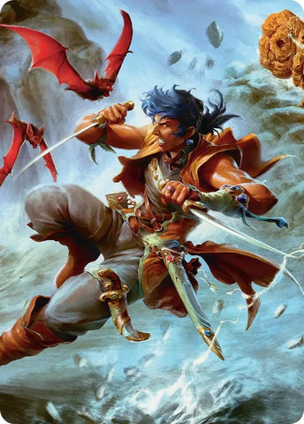 Image for The Destined Thief Scene Art Card (5) [Art Series: FINAL FANTASY] - Magic: The Gathering