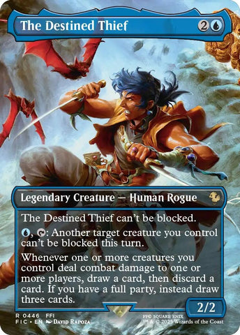 Image for The Destined Thief (Borderless) (446) [Commander: FINAL FANTASY] - Magic: The Gathering