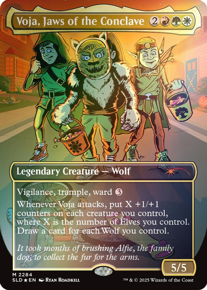 Image for Voja, Jaws of the Conclave (Rainbow Foil) (2284) [Secret Lair Drop Series] - Magic: The Gathering