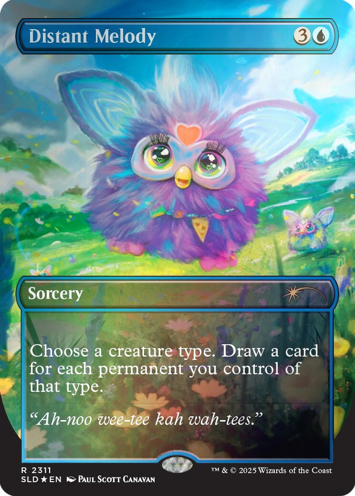 Image for Distant Melody (2311) (Rainbow Foil) (2311) [Secret Lair Drop Series] - Magic: The Gathering