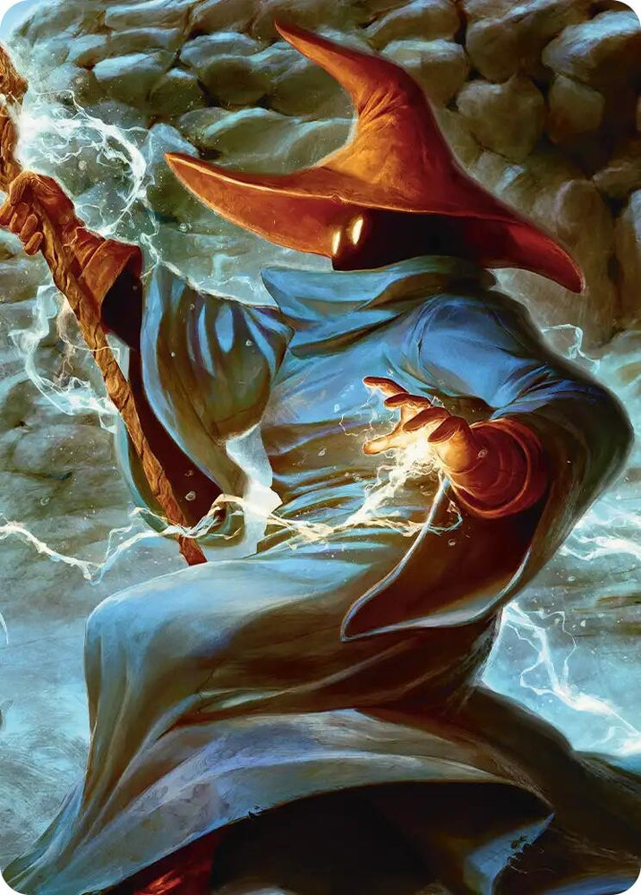 Image for The Destined Black Mage Scene Art Card (6) [Art Series: FINAL FANTASY] - Magic: The Gathering