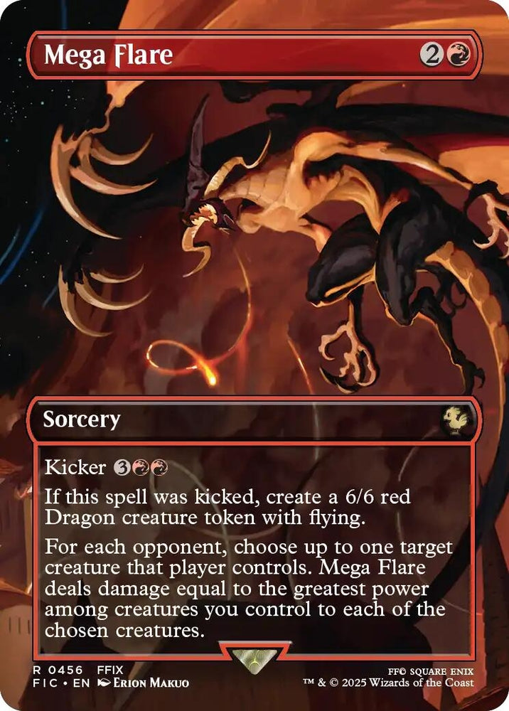 Image for Mega Flare (Borderless) (456) [Commander: FINAL FANTASY] - Magic: The Gathering