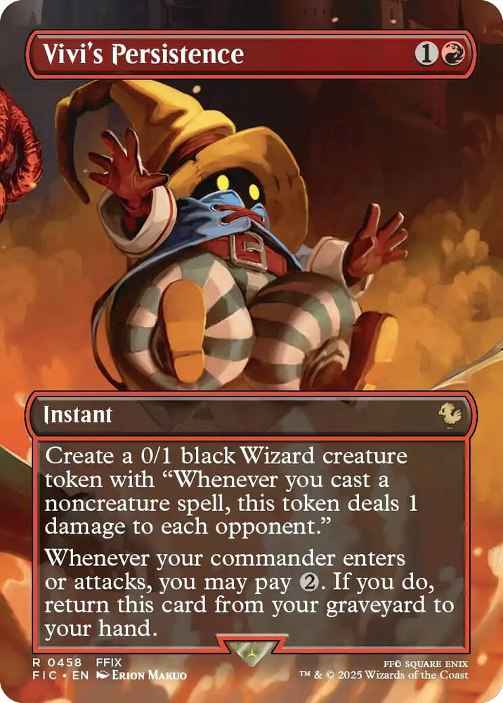 Image for Vivi's Persistence (Borderless) (458) [Commander: FINAL FANTASY] - Magic: The Gathering