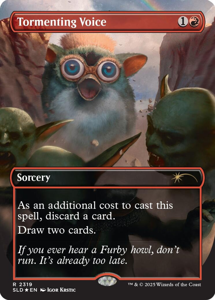 Image for Tormenting Voice (Rainbow Foil) (2319) [Secret Lair Drop Series] - Magic: The Gathering