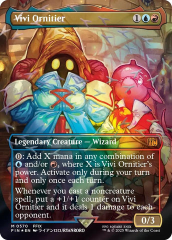 Image for Vivi Ornitier (Borderless) (Chocobo Track Foil) (570) [FINAL FANTASY] - Magic: The Gathering