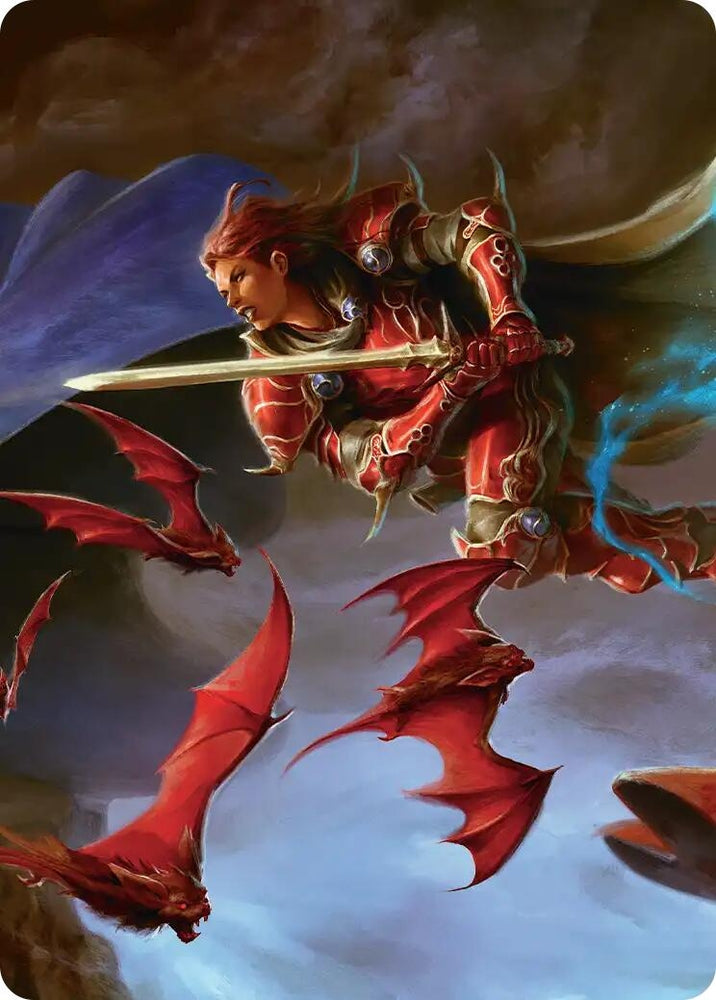 Image for The Destined Warrior Scene Art Card (2) [Art Series: FINAL FANTASY] - Magic: The Gathering