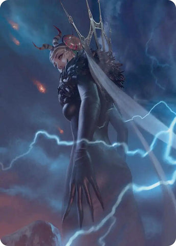 Image for Edea, Possessed Sorceress Scene Art Card (7) [Art Series: FINAL FANTASY] - Magic: The Gathering