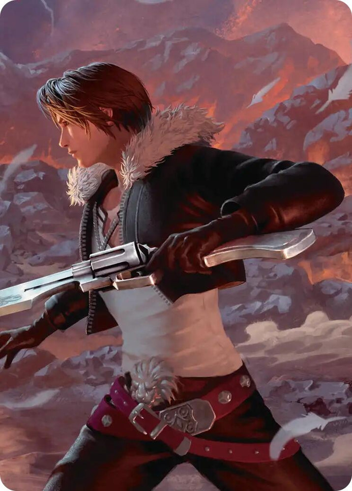 Image for Squall, Gunblade Duelist Scene Art Card (12) [Art Series: FINAL FANTASY] - Magic: The Gathering