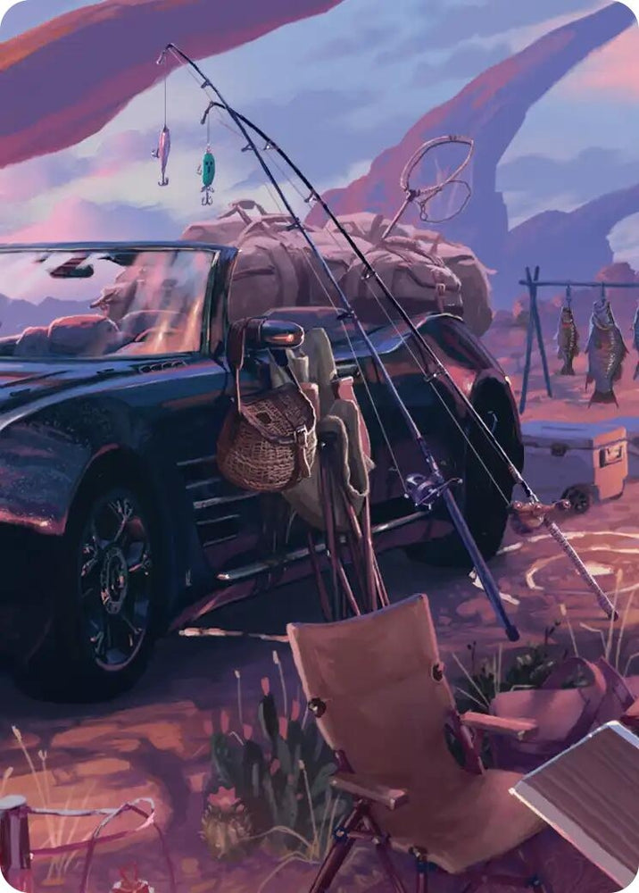 Image for Fishing Gear Scene Art Card (20) [Art Series: FINAL FANTASY] - Magic: The Gathering