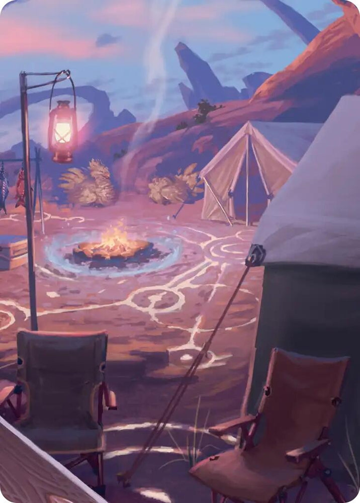 Image for Chocobo Camp Scene Art Card (21) [Art Series: FINAL FANTASY] - Magic: The Gathering