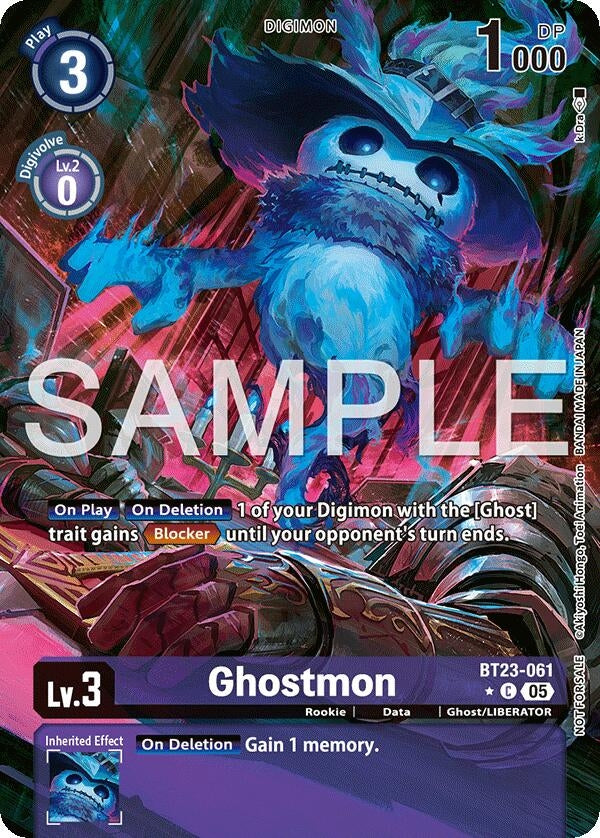 Image for Ghostmon (Hacker's Slumber Box Promotion Pack) (BT23-061 C) [Hackers' Slumber] - Digimon Card Game