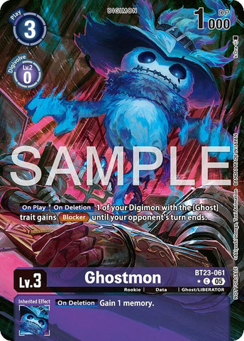 Image for Ghostmon (Hacker's Slumber Box Promotion Pack) (BT23-061 C) [Hackers' Slumber] - Digimon Card Game