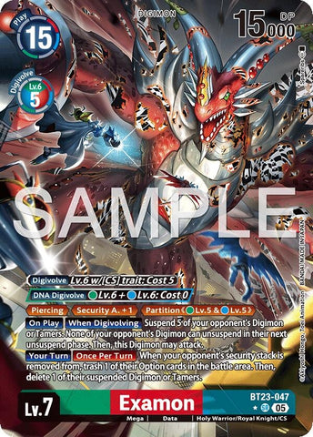 Image for Examon (Alternate Art) (BT23-047SR) [Hackers' Slumber] - Digimon Card Game