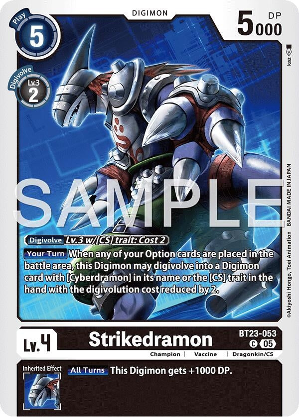 Image for Strikedramon (BT23-053 C) [Hackers' Slumber] - Digimon Card Game