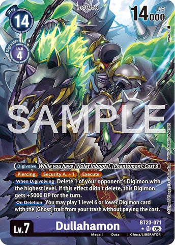 Image for Dullahamon (Alternate Art) (BT23-071 SR) [Hackers' Slumber] - Digimon Card Game