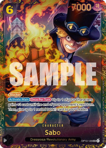 Image for Sabo (Store Treasure Cup 2025) (OP13-120) [One Piece Promotion Cards] - One Piece Card Game