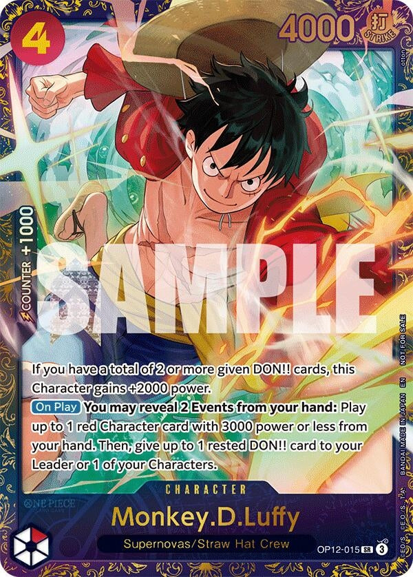 Image for Monkey.D.Luffy (Treasure Cup 2025) (OP12-015) [One Piece Promotion Cards] - One Piece Card Game