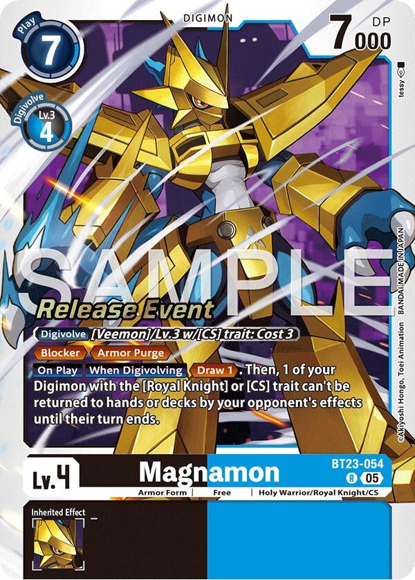 Image for Magnamon (BT23-054 R) [Hackers' Slumber Release Event Cards] - Digimon Card Game
