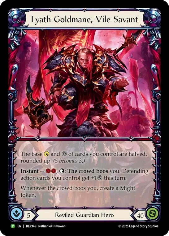 Image for Lyath Goldmane, Vile Savant - HER149 (HER149) [Flesh and Blood: Promo Cards] - Flesh and Blood TCG