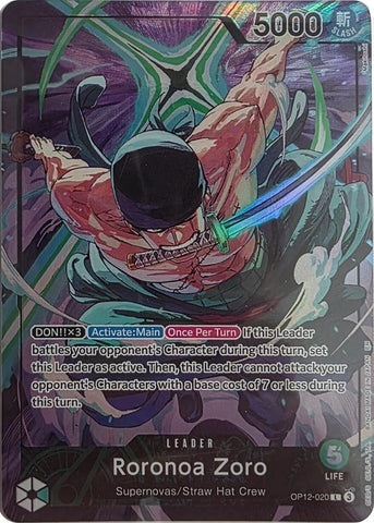 Roronoa Zoro - OP12-020 (Official Playmat Limited Edition Vol.4) (OP12-020) [One Piece Promotion Cards]