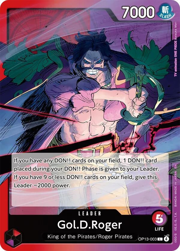 Image for Gol.D.Roger (003) (OP13-003) [Carrying On His Will] - One Piece Card Game